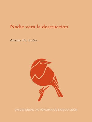 cover image of Nadie verá la destrucción